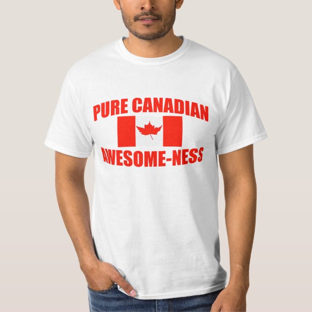 Camiseta Impressionante-Ness canadense puro (Frente)
