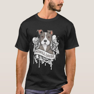 Camiseta Impressionante Pitbull Gif Pit Bull -Novo