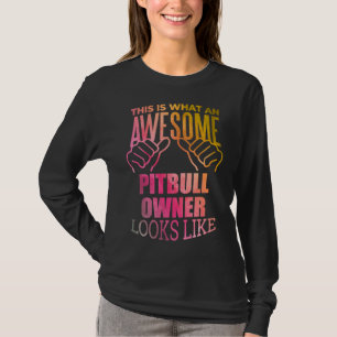 Camiseta Impressionante Pitbull Para Proprietário De Pitbul