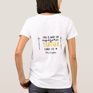 Camiseta Impressionante professor e moderna tipografia