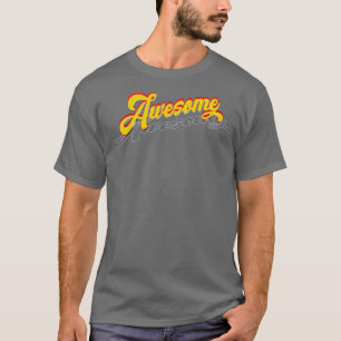 Camiseta Impressionante Vintage Lettering