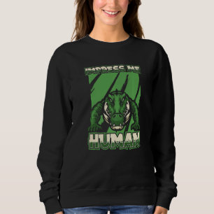Camiseta Impressionar Humano Crocodilo Caiman Réptil Jacaré