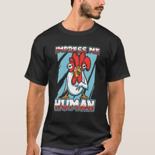 Camiseta Impressione-me Humano Agricultura Galinha Galo F