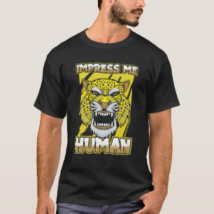 Camiseta Impressione Me Humano Animal Selvagem Americano