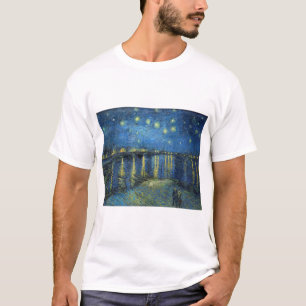 Camiseta Impressionismo Vincent Van Gogh Starry Night