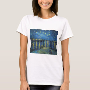 Camiseta Impressionismo Vincent Van Gogh Starry Night