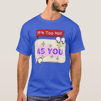 Camiseta Impresso com citação motivacional Tão engraçado qu