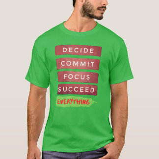 Camiseta Impresso com citação motivacional tudo amigos