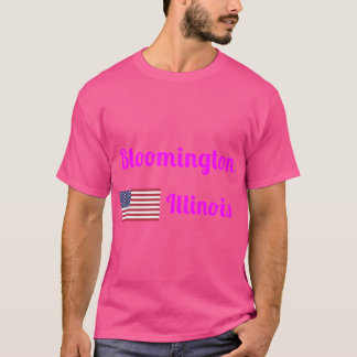 Camiseta Impressões Bloomington Illinois Na moda4