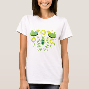 Camiseta Impressões de arte popular escandinavos   Decor Nó