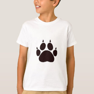 Camiseta Impressões de mão de gato