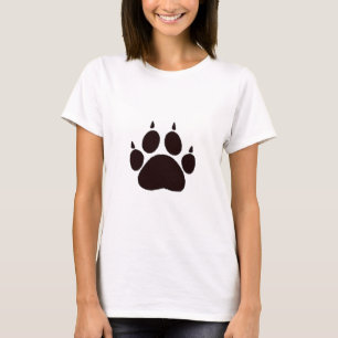 Camiseta Impressões de mão de gato