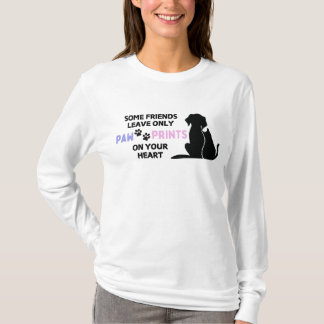 Camiseta Impressões de pata