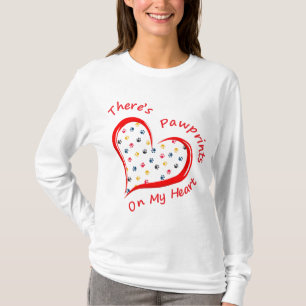 Camiseta Impressões digitais no meu coração