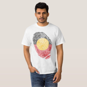 Camiseta Impressões digitais originais na Austrália