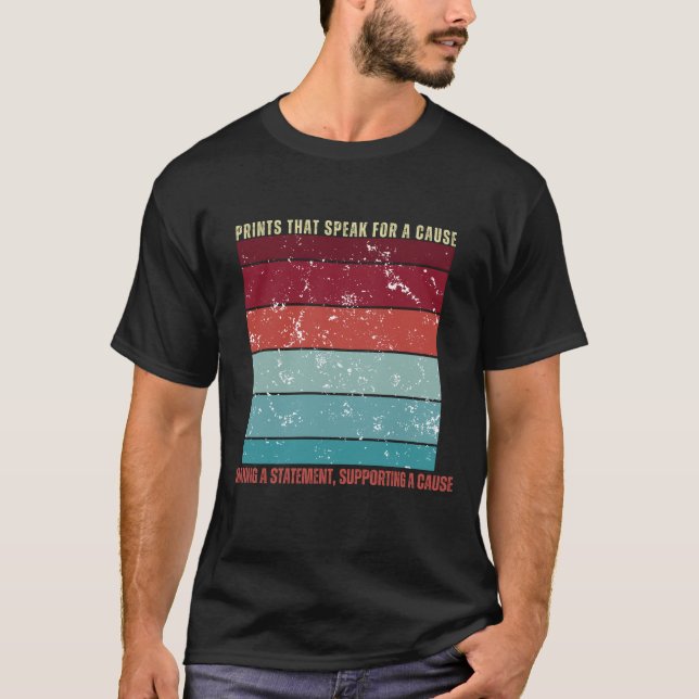 Camiseta Impressões que falam por uma causa (Frente)