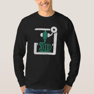Camiseta Impressora 3d Cnc G Code 3d