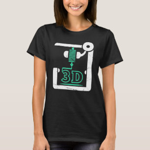 Camiseta Impressora 3d Cnc G Code 3d