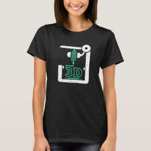 Camiseta Impressora 3d Cnc G Code 3d