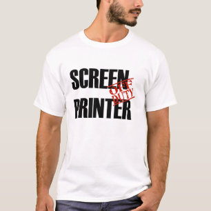 CAMISETA IMPRESSORA FORA DE SERVIÇO DA TELA