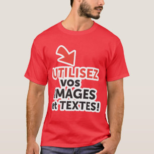 Camiseta Imprimer vos design en ligne DIY en Français