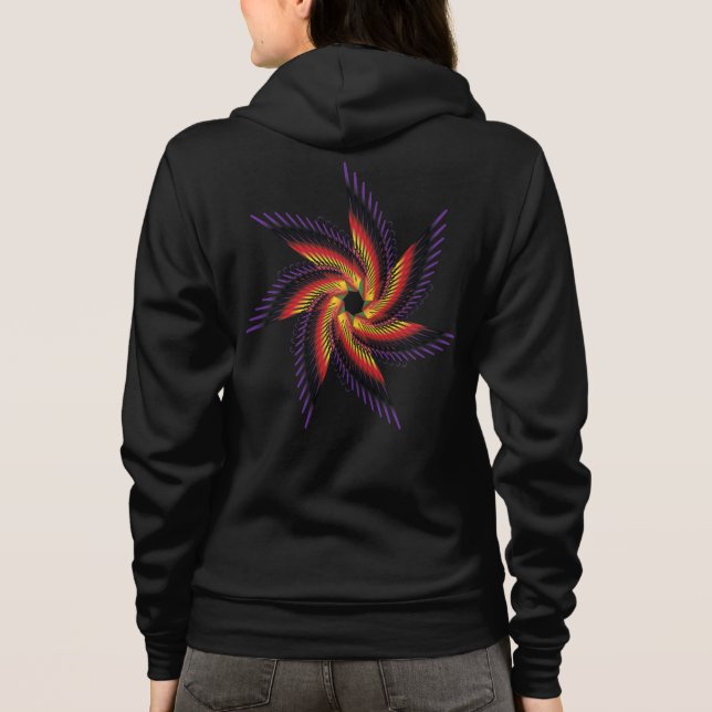 Camiseta imprimir flora mulheres (Verso)