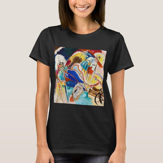 Camiseta Improvisação 30 (Canhões) de Wassily Kandinsky (Frente)