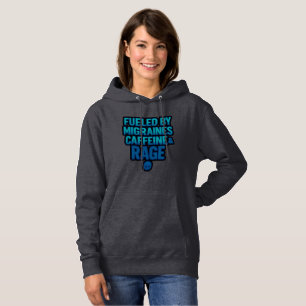 Camiseta Impulsionado por Enxaqueca, Cafeína e Raiva Moleto