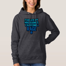 Camiseta Impulsionado por Enxaqueca, Cafeína e Raiva Moleto
