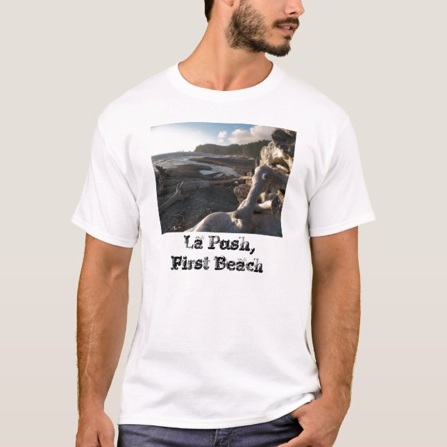 Camiseta Impulso do La, primeira praia (Frente)