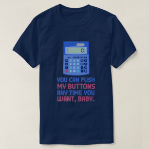 Camiseta Impulso engraçado da calculadora do nerd da