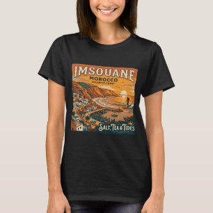 Camiseta Imsouane Marrocos, Surf, Chá & Vibração Costeira A
