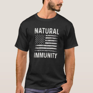 Camiseta Imunidade Natural Anti-Vacina Liberdade Médica No
