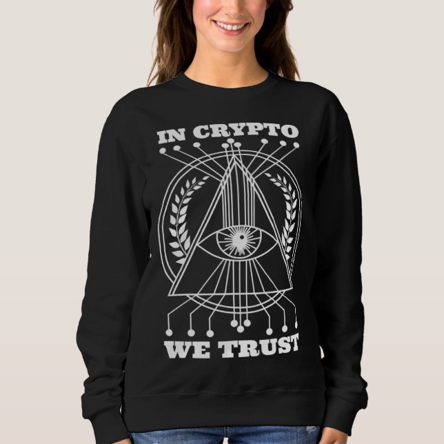 Camiseta In Crypto We Trust Bitcoin Hodl Cryptocurrency BTC (Frente)