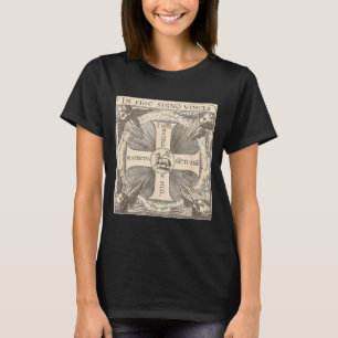 Camiseta In Hoc Signo Vinces Cordeiro de Deus Neste Sinal C