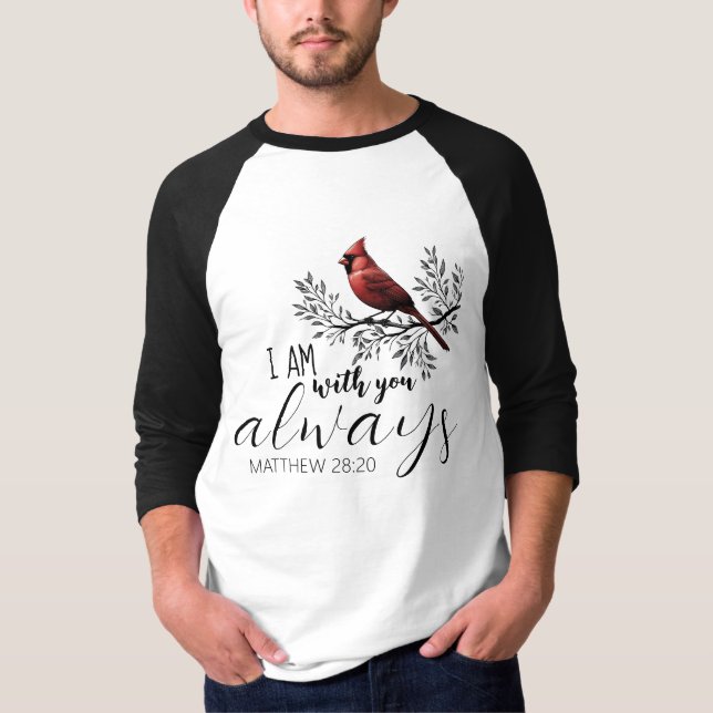 Camiseta In Loving Memory: Red Cardinal  (Frente)