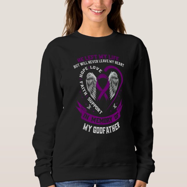Camiseta In Memory of my Godfather Alzheimers Awareness Mem (Frente)
