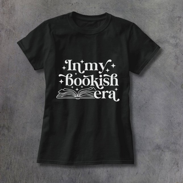 Camiseta In My Bookish Era White Ink Women's (Criador carregado)