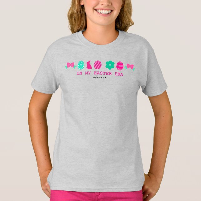 Camiseta In My Easter Era with Cute Easter Illustrations –  (Frente)
