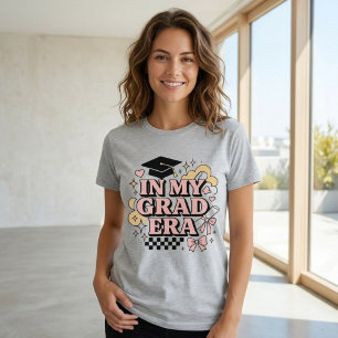 Camiseta In My Grad Era para Ela, Moda de Graduaçã