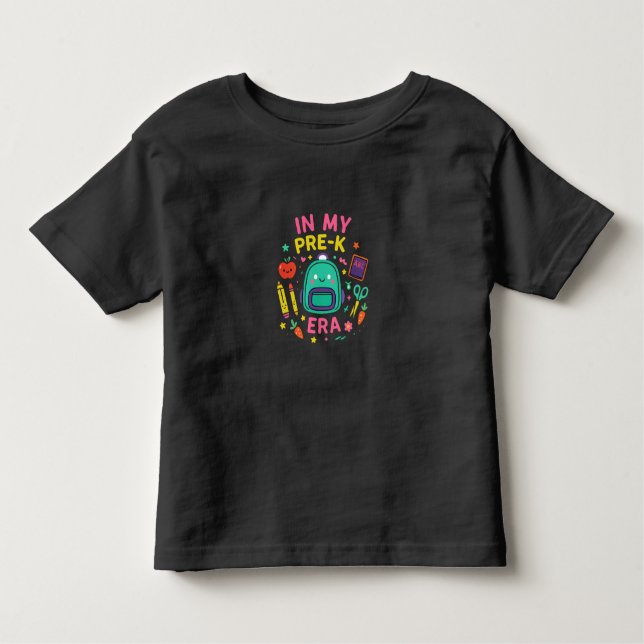 Camiseta In My Pre-K Era – Cute Back to School (Frente)
