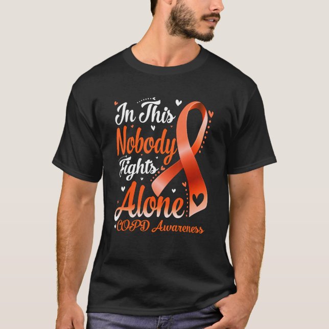 Camiseta In This Family Nobody Fight Alone COPD Awareness (Frente)