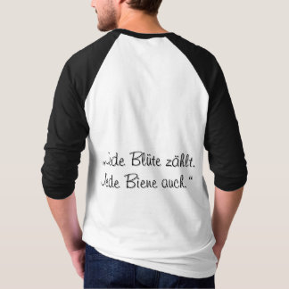 Camiseta In voller Blüte – Basic 3/4 Ärmel Raglanshirt