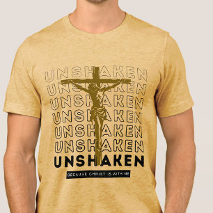 Camiseta Inabalável - Bíblia Escritura Espiritual Amarela