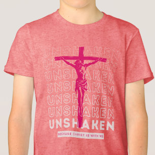 Camiseta Inabalável - Bíblia Escritura Reza Rosa