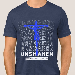 Camiseta Inabalável - Gospel Espiritual Religioso Azul Mari