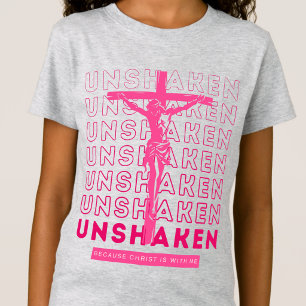 Camiseta Inabalável - Gráfico de Gratidão Espiritual Bíblic