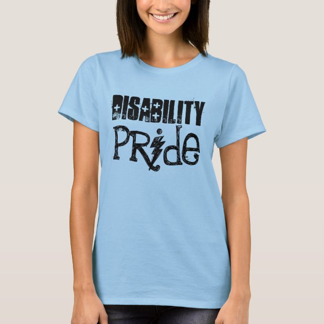 Camiseta inabilidade, orgulho (Frente)