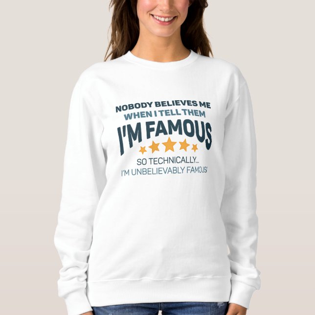 Camiseta Inacreditavelmente Famosos (Frente)