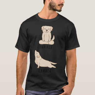 Camiseta Inalar Amarelo Labrador Yoga Retriever